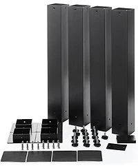 DormCo Suprima Ultimate Height Carbon Steel Bed Risers