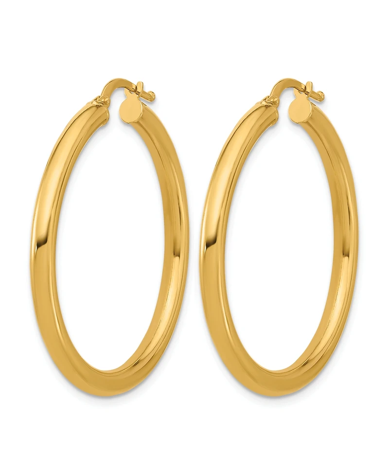 Macy's Round Hoop Earrings in 18k Yellow Gold