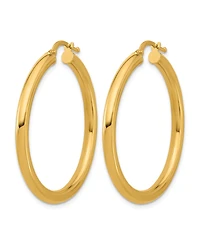 Macy's Round Hoop Earrings in 18k Yellow Gold
