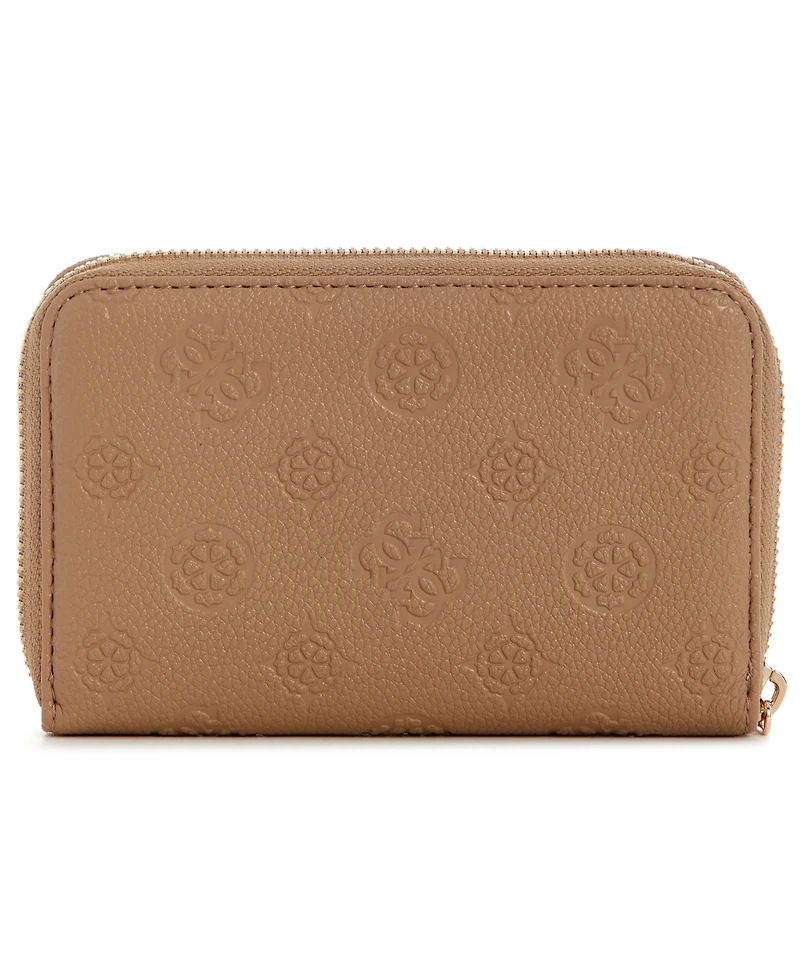 Guess Ella Logo Medium Zip Around Wallet