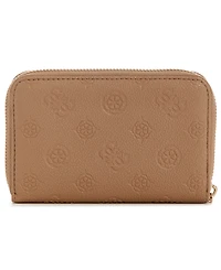 Guess Ella Logo Medium Zip Around Wallet