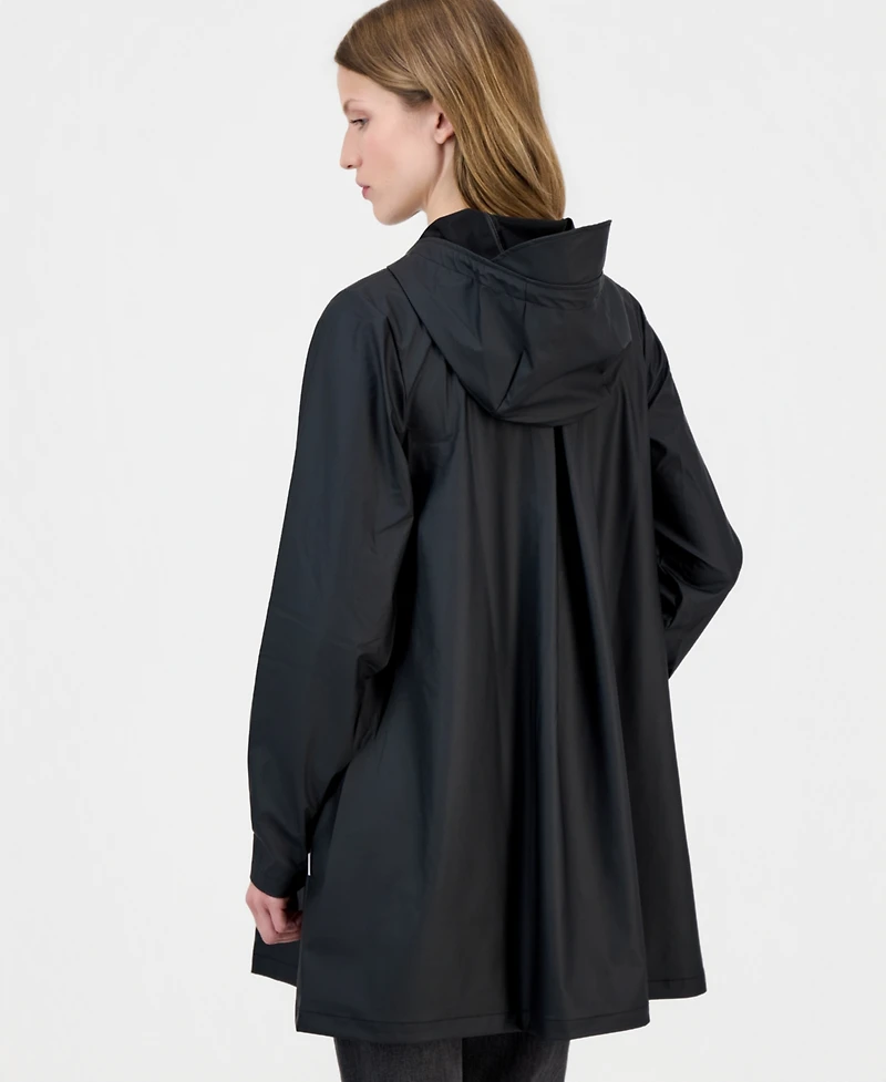 Rains Women's Hooded A-Line Rain Jacket