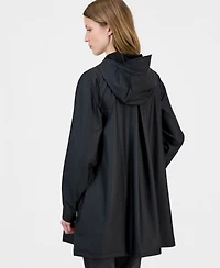 Rains Women's Hooded A-Line Rain Jacket