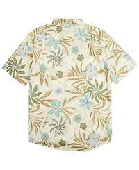 Quiksilver Men's Printed Classic-Fit Short-Sleeve Shirt