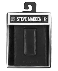 Steve Madden Men's Glove Magnet Front Pocket Wallet