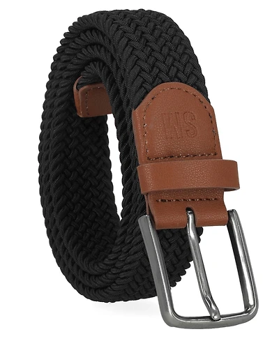 Steve Madden Men's Woven Elastic Belt