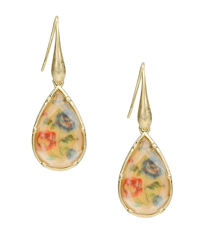 Patricia Nash Gold-Tone Tear Drop Earrings