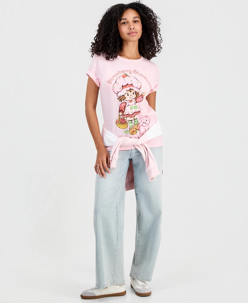 Love Tribe Juniors' Strawberry Shortcake Graphic T-Shirt