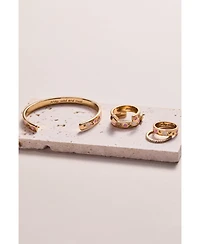 Alex and Ani Pray, Wait and Trust' Hoop Earrings