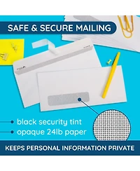 Gnuadz Window Envelope Self Seal Security Tint 10 Business