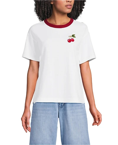 Lands' End Women's Short Sleeve Mariner T-Shirt