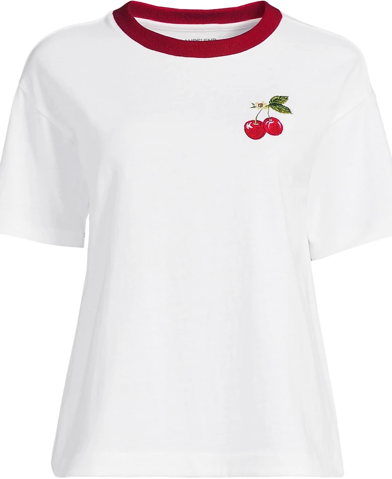 Lands' End Women's Short Sleeve Mariner T-Shirt