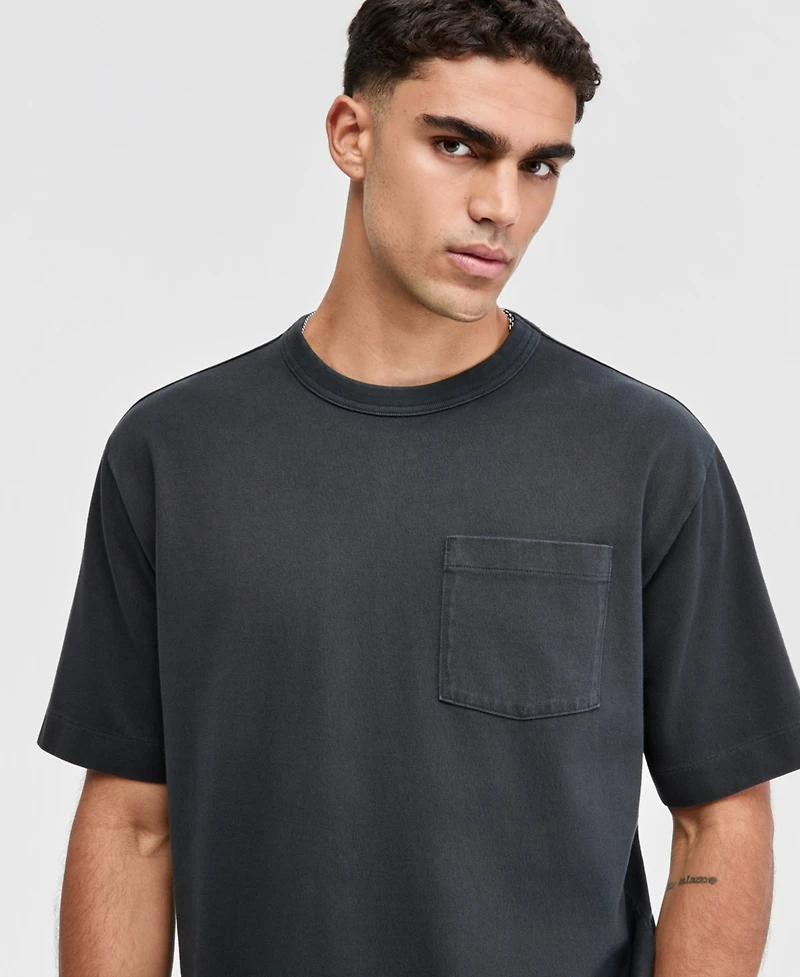 Mode of One Men's Relaxed-Fit Washed Pocket T-Shirt, Macy's Exclusive