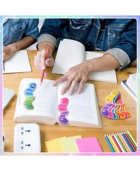 Gnuadz Worm-Shaped Bookmark Holographic Edition A Great Gift for Readers and Party Favor