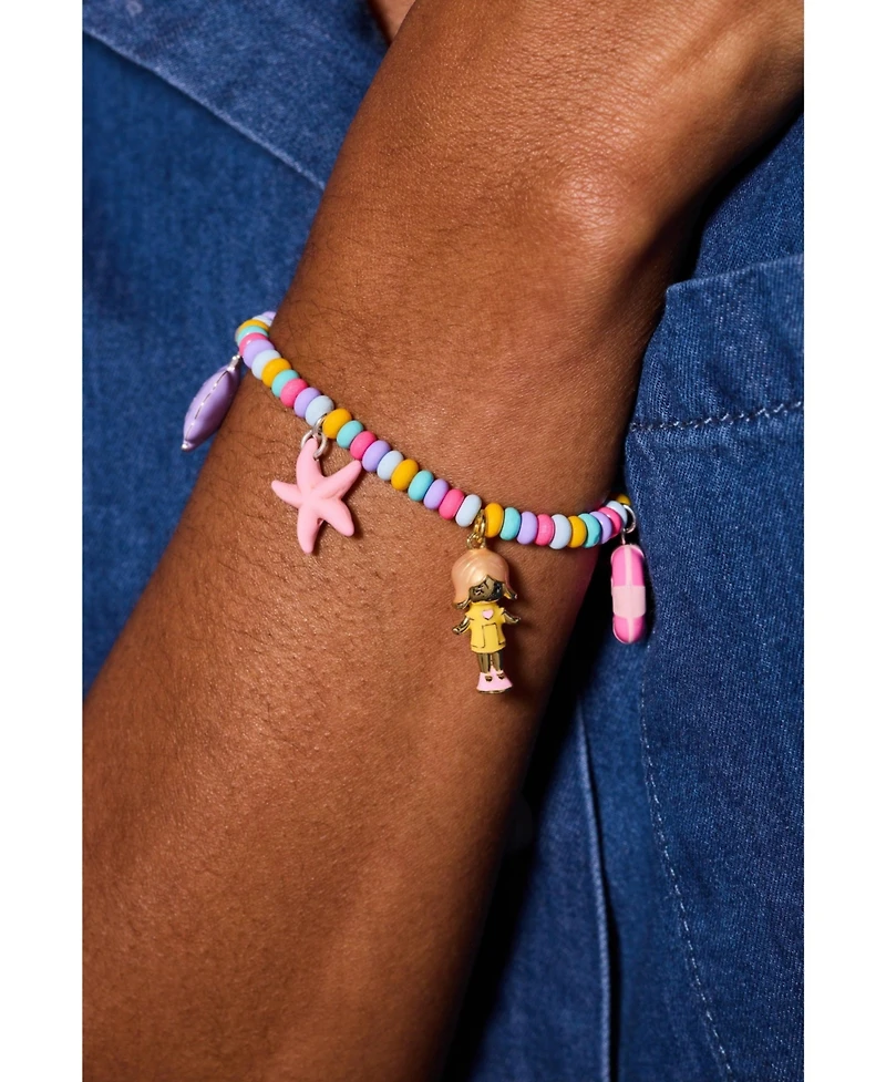 Alex and Ani Polly Pocket Limited Edition Pool Party Stretch Charm Bracelet