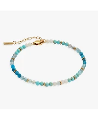 Alex and Ani Turquoise Ombre Semi-Precious Beaded Anklet