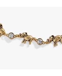 Alex and Ani Elephant Crystal Bolo Bracelet