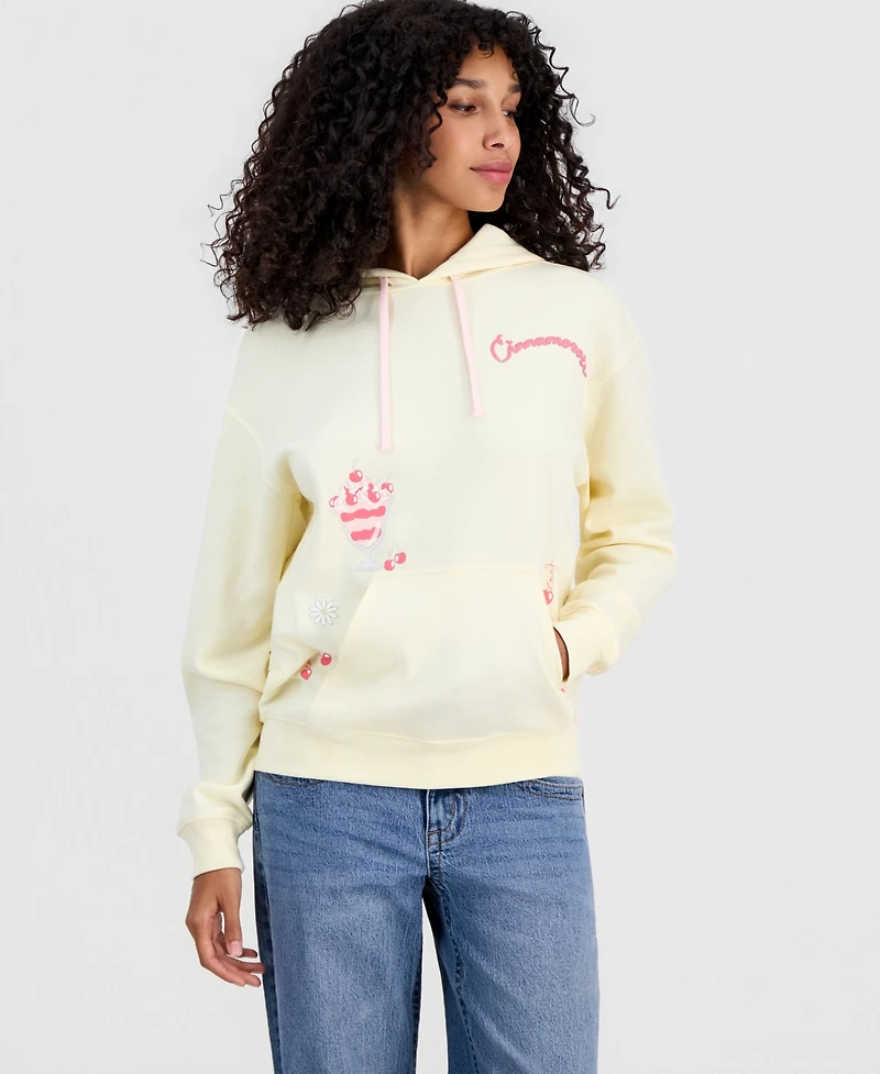Sanrio Juniors' Cinnamoroll Graphic Hoodie