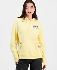 Disney Juniors' Pooh Screenprint Long-Sleeve Hoodie