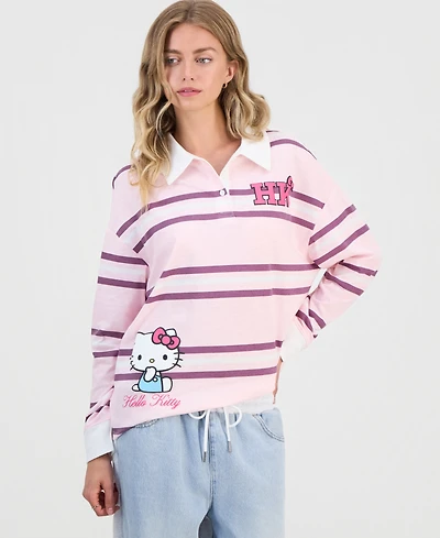 Sanrio Juniors' Hello Kitty Graphic Rugby Shirt