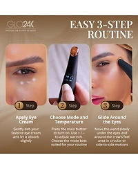 GLO24K Triple Action Eye Care Therapy Wand 1pc