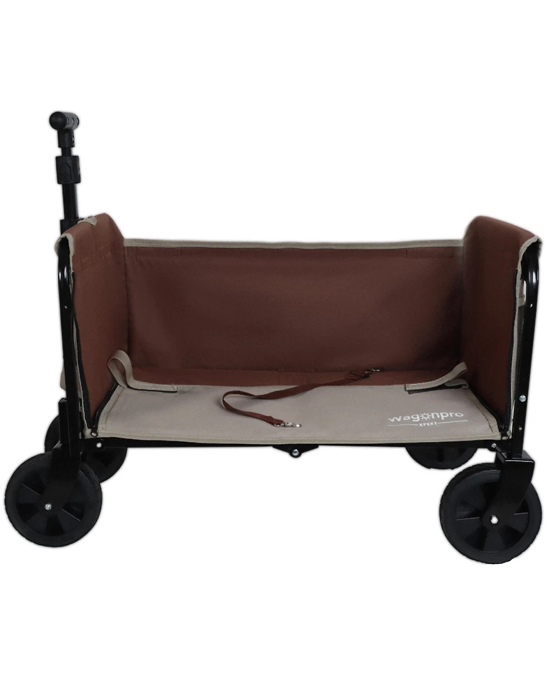 Mondawe All-in-One Convertible Camping Utility Carts - Bench Seat, Dog Tether w/ 360degree(s) All-Terrain Wheels