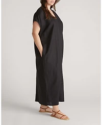 Universal Standard Plus Cabana Linen Kaftan