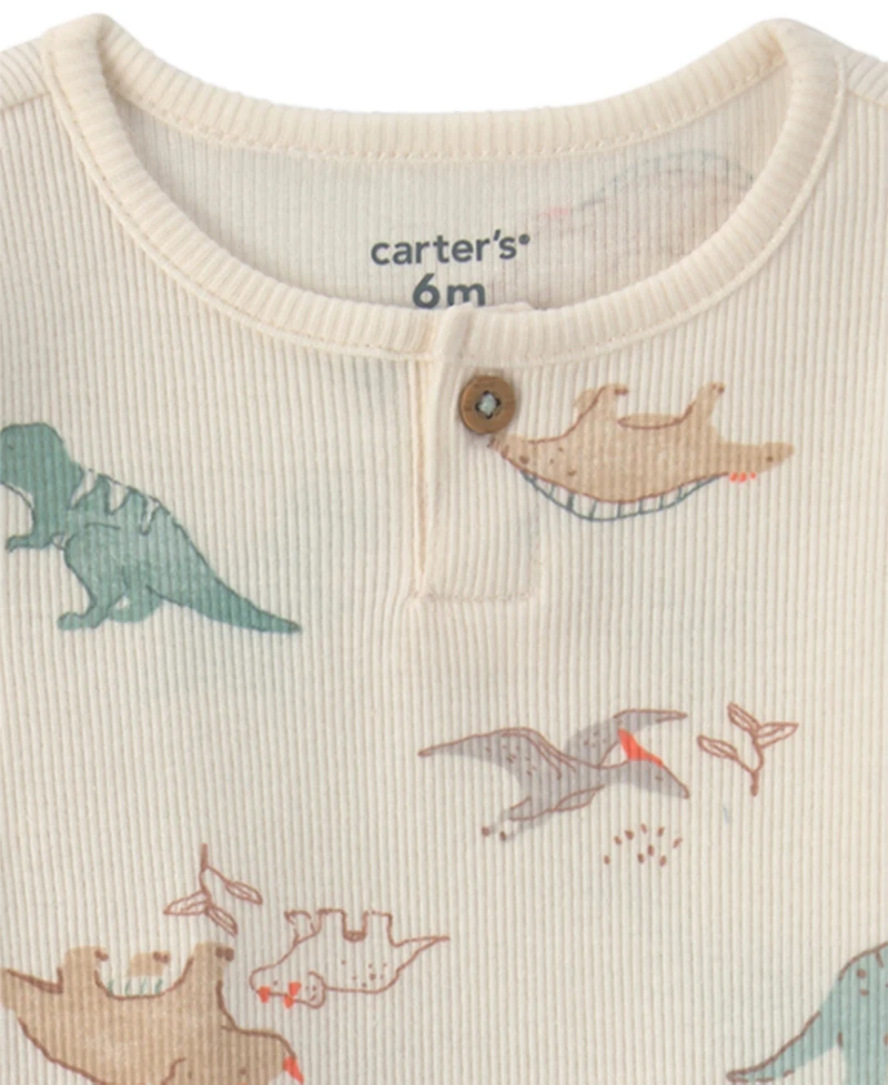 Carter's Baby Boys' Dinosaur Bodysuit and Pant 2-Piece Set