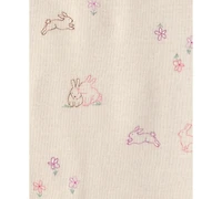 Carter's Baby Girls' Floral Print Short-Sleeve Bodysuits, 5-Pack
