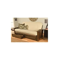 Kodiak Washington Convertible Futon Sofa Bed with Storage Drawer