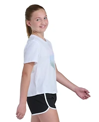 adidas Girls' 8-16 Short-Sleeve Graphic T-Shirt