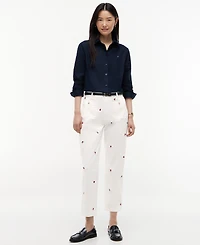 Tommy Hilfiger Women's Patch Pocket Printed Chinos Pants