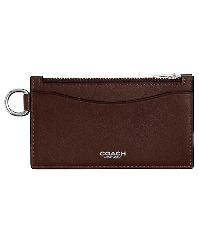 Coach Men's Zip Card Case Wallet