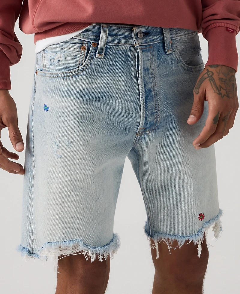 Levi's Men's 501 Original Hemmed Stretch 9" Jean Shorts