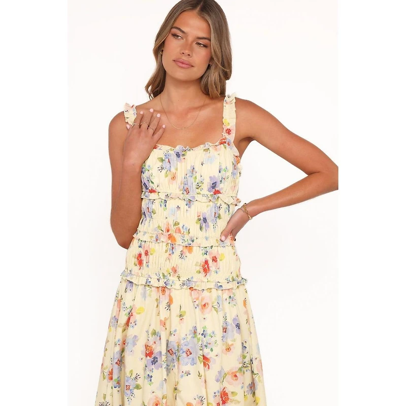 Petal and Pup Women's Enola Gather Midi Dress