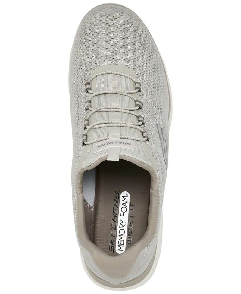 Skechers Men's Summits Slip-On Wide-Width Casual Sneakers from Finish Line
