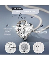 Gnuadz Infinity Heart Birthstone Necklace Mom Gift