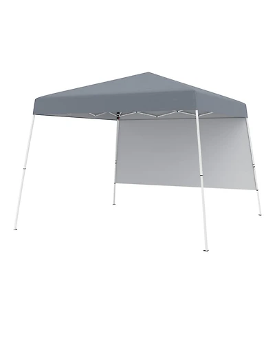Gouun 8 x 8 feet Pop-Up Canopy Tent with Sidewall and Portable Backpack