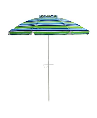 Gouun 6.5 feet Beach Umbrella with Upf 50+ Protection, Sand Anchor and Carry Bag