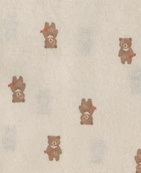 Carter's Baby Boys' and Girls' Bear Receiving Blankets, 4-Pack