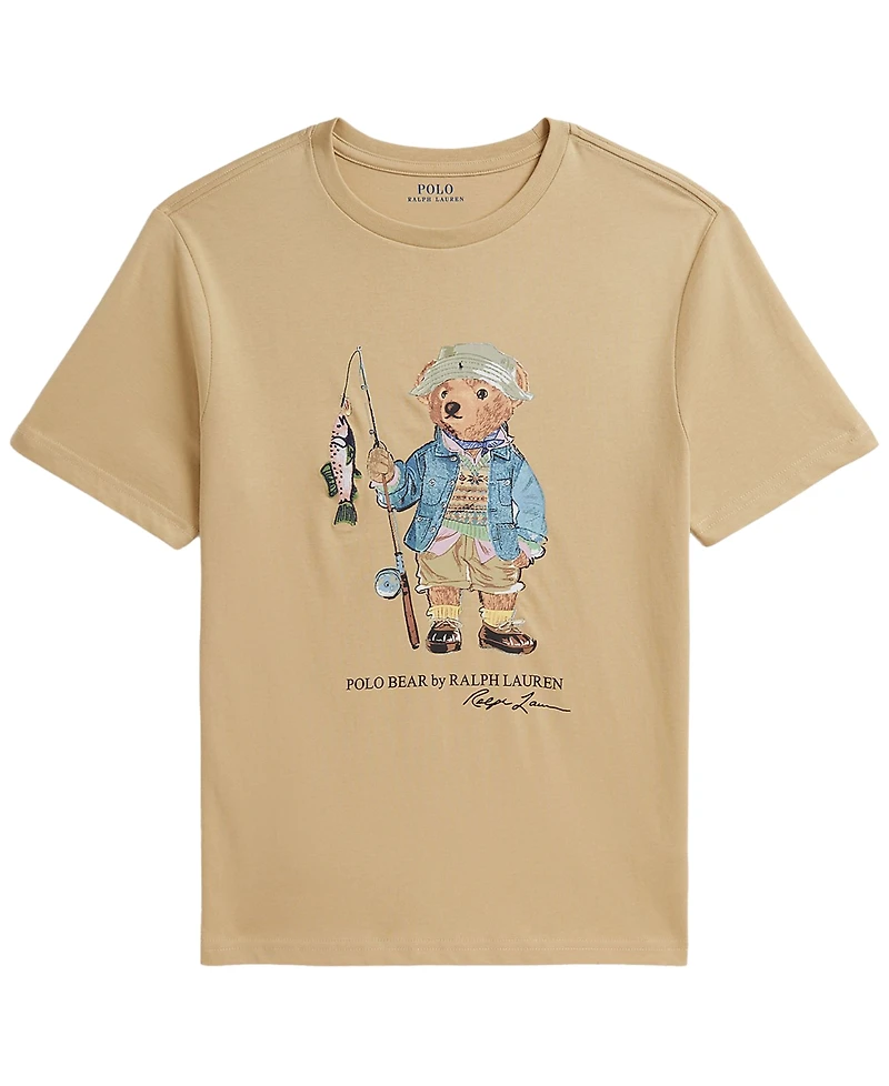 Polo Ralph Lauren Boys' 8-20 Bear Crewneck T-Shirt