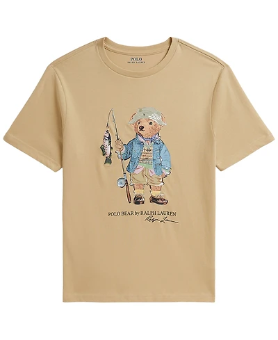 Polo Ralph Lauren Boys' 8-20 Bear Crewneck T-Shirt