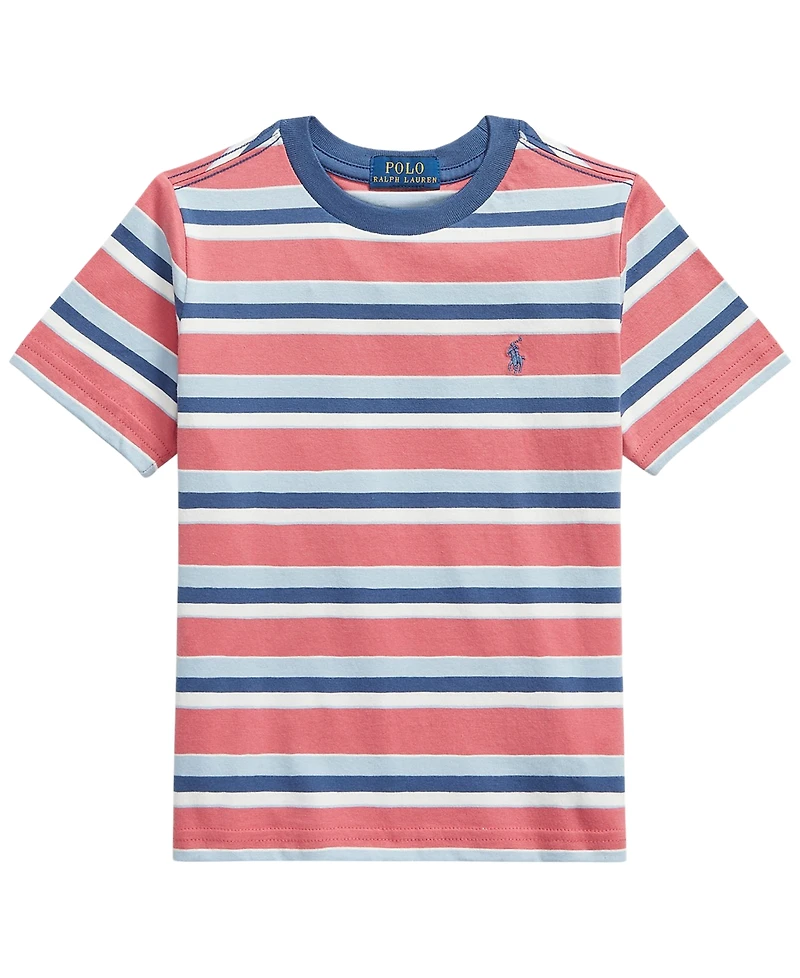 Polo Ralph Lauren Boys' 2T-7 Striped Crewneck T-Shirt