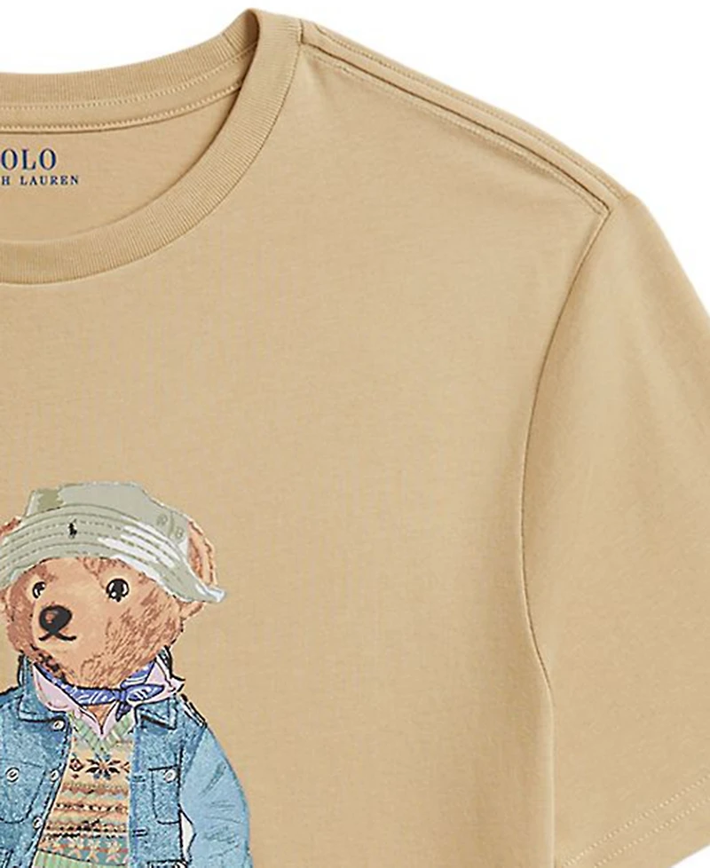 Polo Ralph Lauren Boys' 8-20 Bear Crewneck T-Shirt