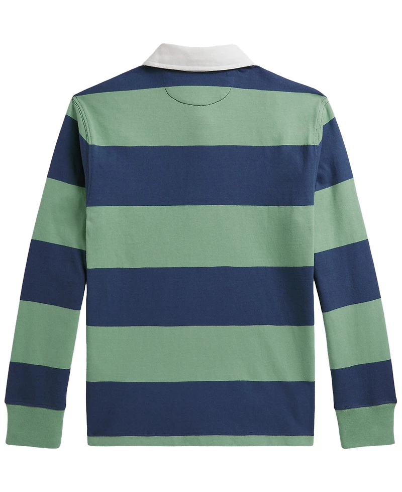 Polo Ralph Lauren Boys' 8T-20 The Iconic Rugby Long-Sleeve Shirt