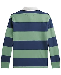 Polo Ralph Lauren Boys' 8T-20 The Iconic Rugby Long-Sleeve Shirt