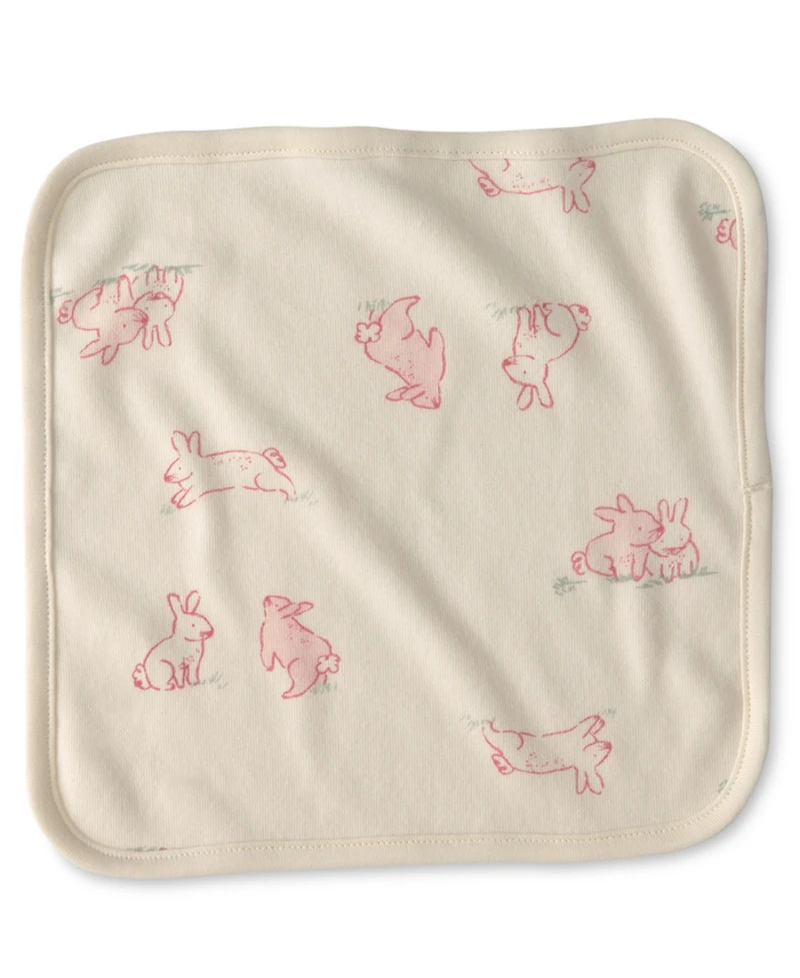 Carter's Baby Girls' Bunny Terry Washcloths, 6-Pack