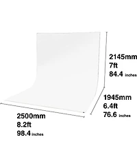 Easiframe 8.2x12.5' Cyclorama Fabric Curved Frame Backdrop