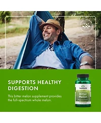 Swanson Full Spectrum Bitter Melon Momordica 500 Milligrams 60 Capsules