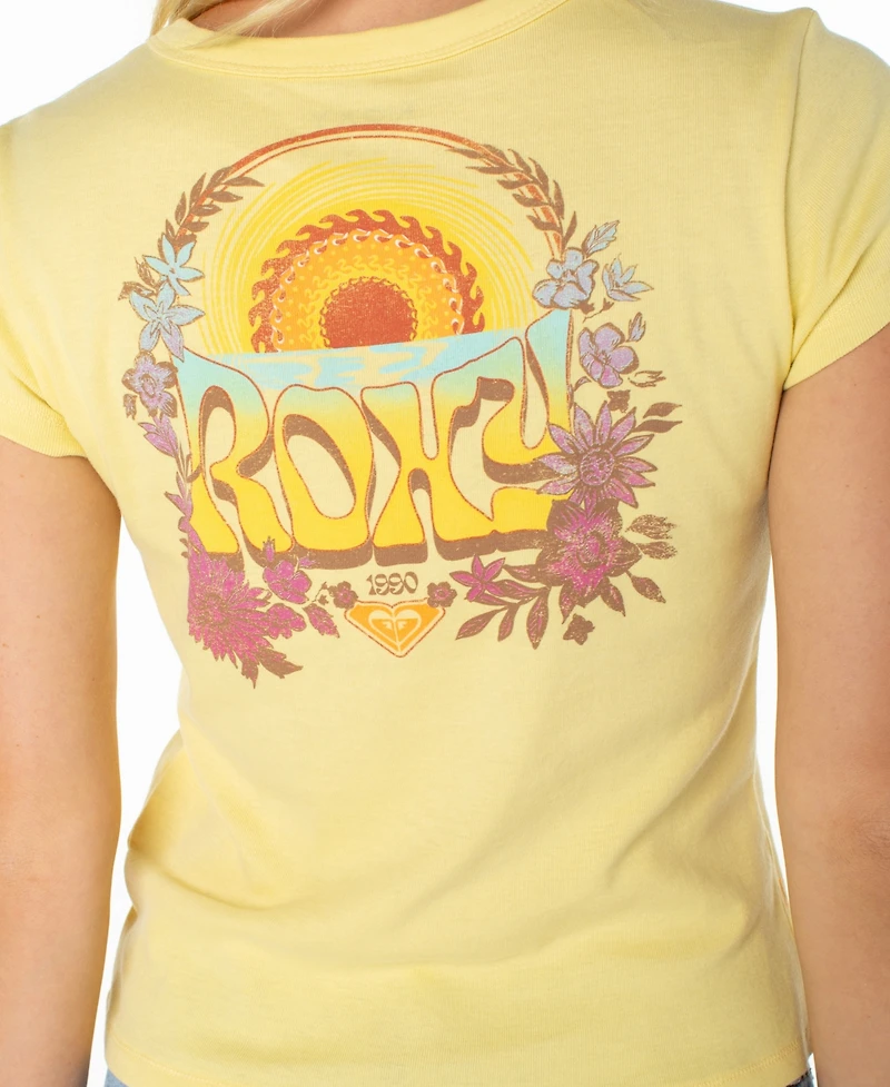 Roxy Women's Tribal Sunset Graphic Crewneck T-Shirt